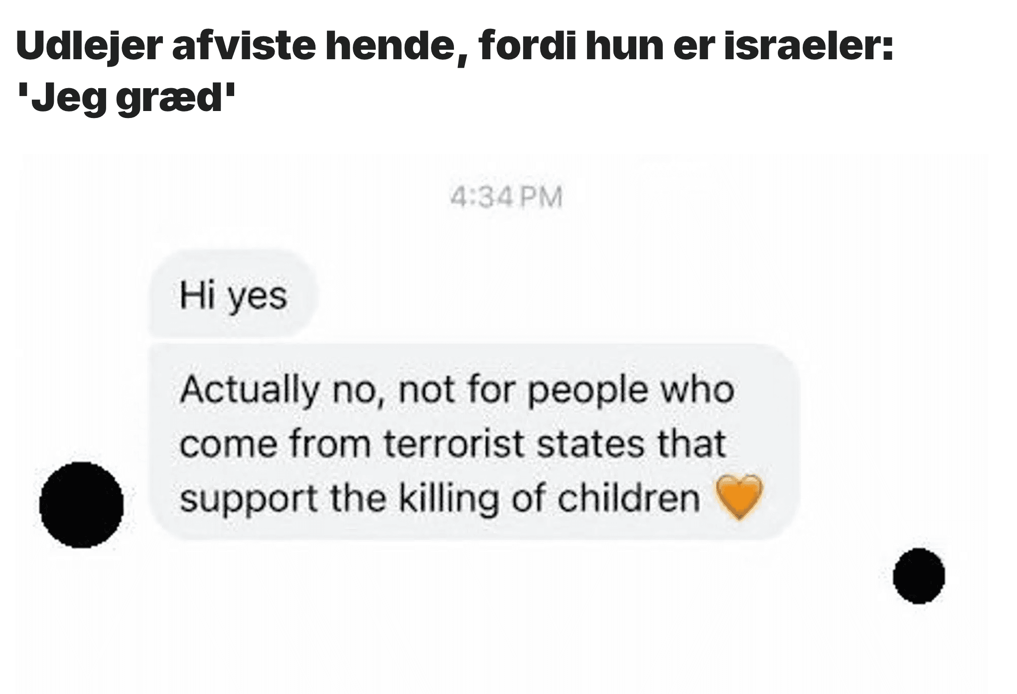 Diskrimination: Interview med israeler i Danmark